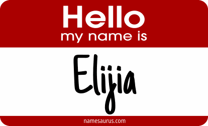 Hello my name is Elijia png download