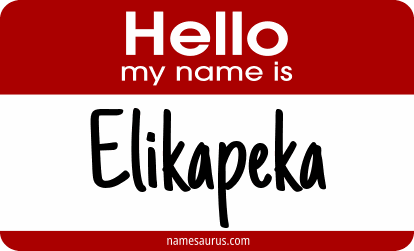 Hello my name is Elikapeka png download