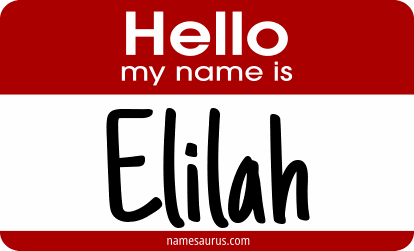 Hello my name is Elilah png download