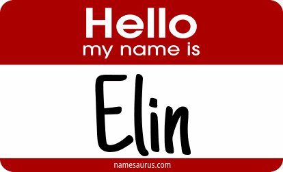 Hello my name is Elin png download