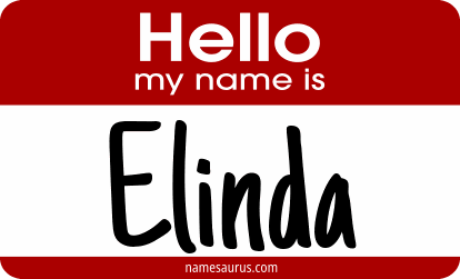 Hello my name is Elinda png download