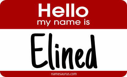 Hello my name is Elined png download