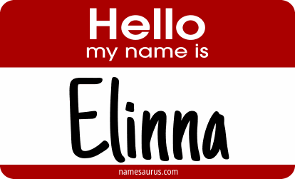 Hello my name is Elinna png download