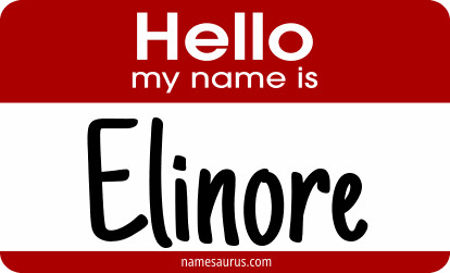 Hello my name is Elinore png download