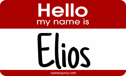 Hello my name is Elios png download