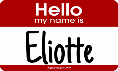 Hello my name is Eliotte png download