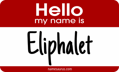 Hello my name is Eliphalet png download