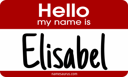 Hello my name is Elisabel png download