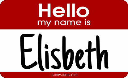Hello my name is Elisbeth png download