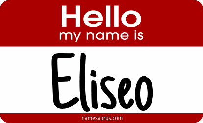 Hello my name is Eliseo png download