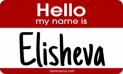 Hello my name is Elisheva png download