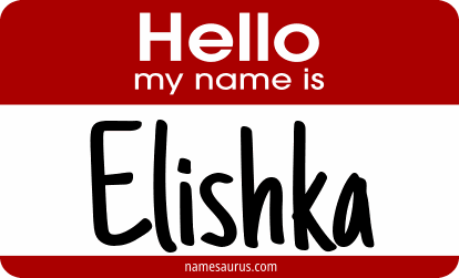 Hello my name is Elishka png download