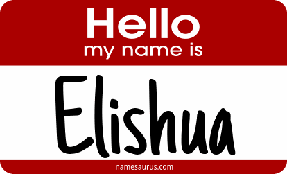 Hello my name is Elishua png download