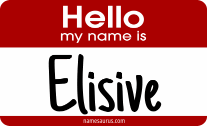 Hello my name is Elisive png download