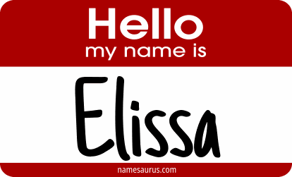 Hello my name is Elissa png download