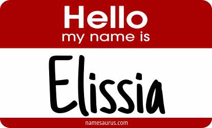 Hello my name is Elissia png download