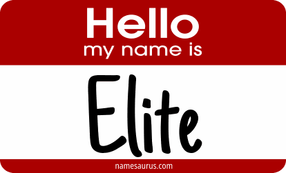 Hello my name is Elite png download