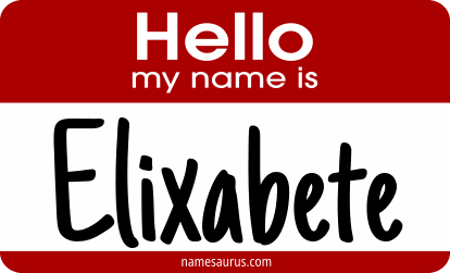 Hello my name is Elixabete png download