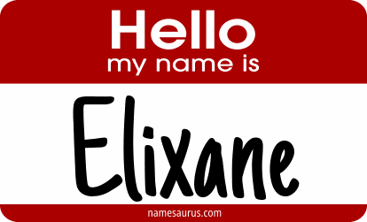 Hello my name is Elixane png download