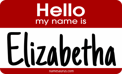 Hello my name is Elizabetha png download