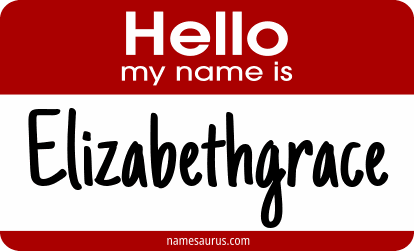 Hello my name is Elizabethgrace png download