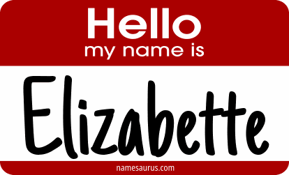 Hello my name is Elizabette png download