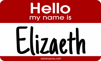 Hello my name is Elizaeth png download