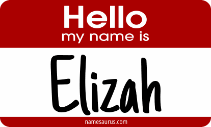 Hello my name is Elizah png download