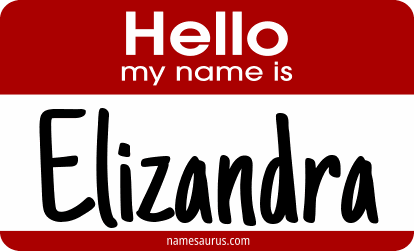 Hello my name is Elizandra png download