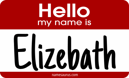 Hello my name is Elizebath png download
