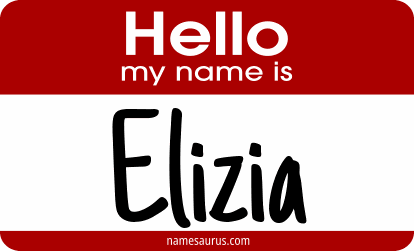 Hello my name is Elizia png download