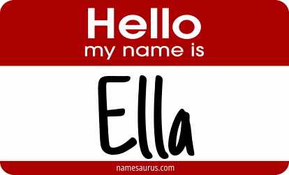 Hello my name is Ella png download