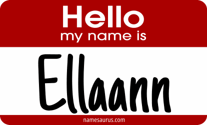 Hello my name is Ellaann png download