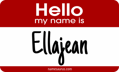 Hello my name is Ellajean png download