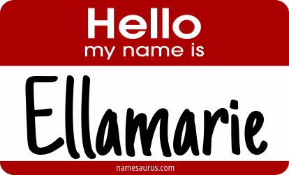 Hello my name is Ellamarie png download