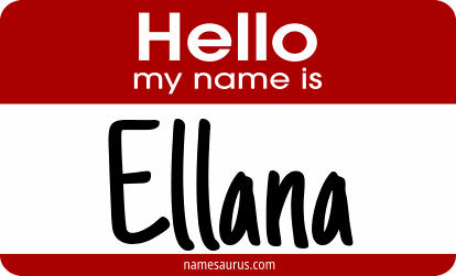 Hello my name is Ellana png download