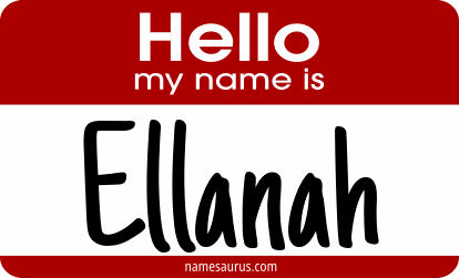 Hello my name is Ellanah png download