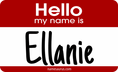 Hello my name is Ellanie png download