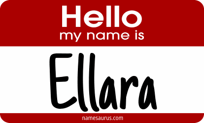 Hello my name is Ellara png download
