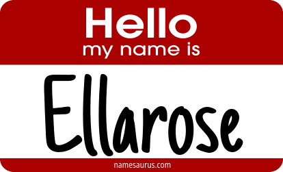 Hello my name is Ellarose png download