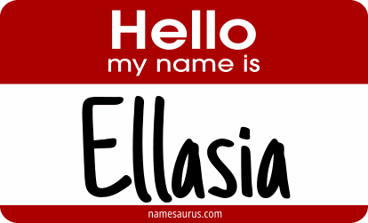 Hello my name is Ellasia png download