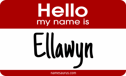 Hello my name is Ellawyn png download