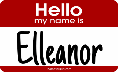 Hello my name is Elleanor png download