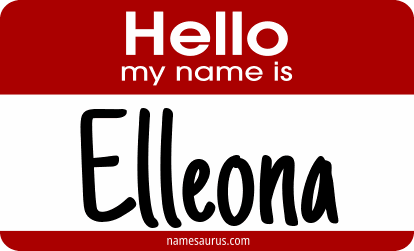 Hello my name is Elleona png download
