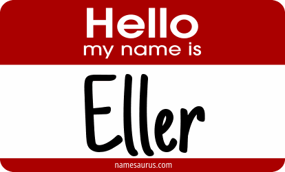 Hello my name is Eller png download