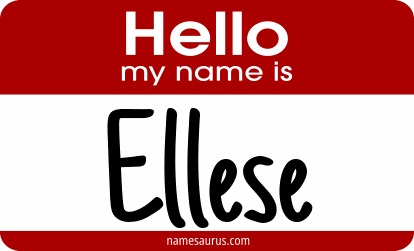 Hello my name is Ellese png download