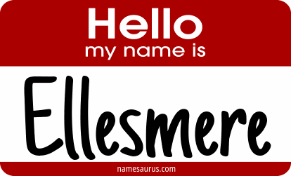 Hello my name is Ellesmere png download