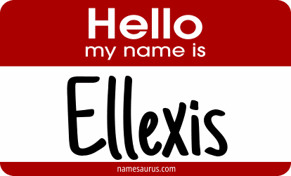 Hello my name is Ellexis png download