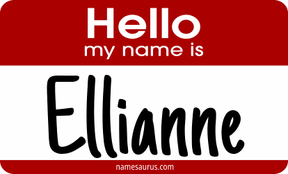 Hello my name is Ellianne png download