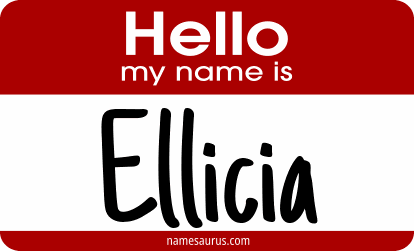 Hello my name is Ellicia png download